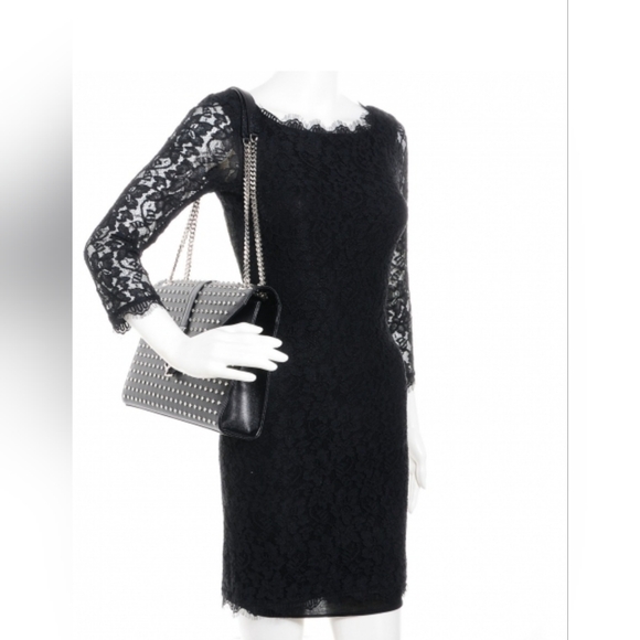 YSL Studded Large Monogram Satchel - Picture 4 of 17